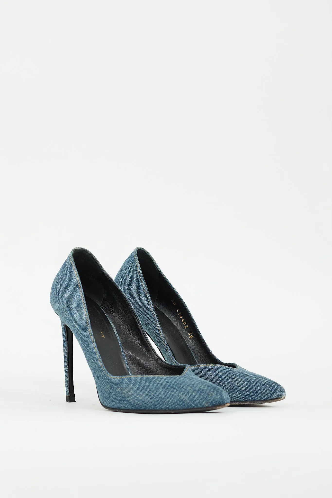 Blue Denim Paris Pump