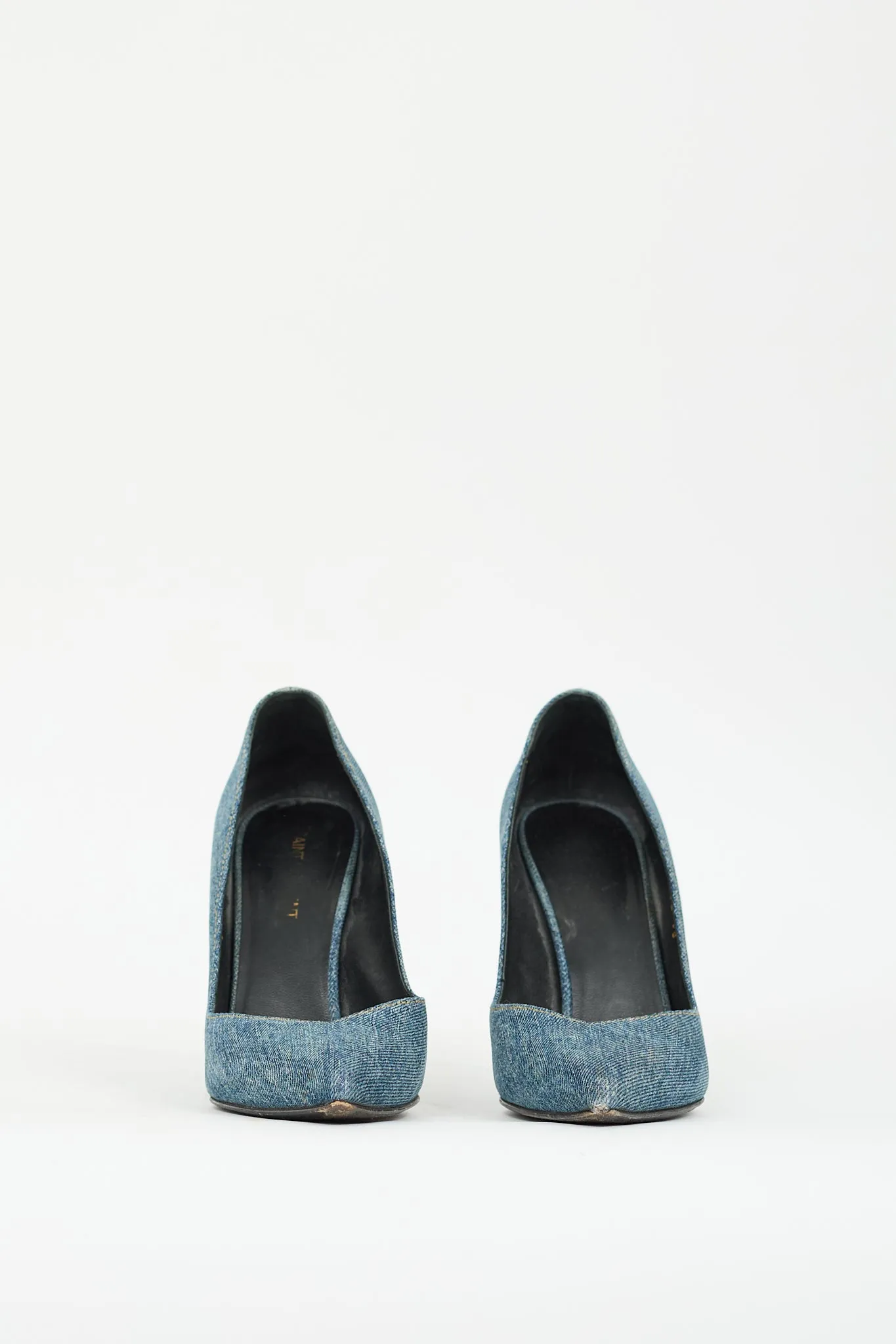 Blue Denim Paris Pump