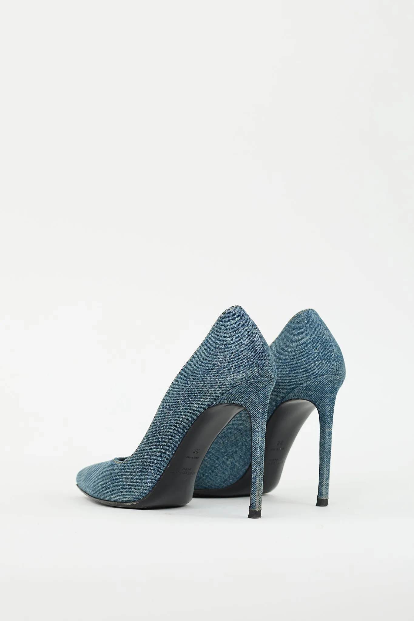 Blue Denim Paris Pump