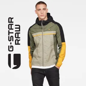NEW - G Star RAW Colourblock Hooded Jacket in Wild Rovie- Size XL
