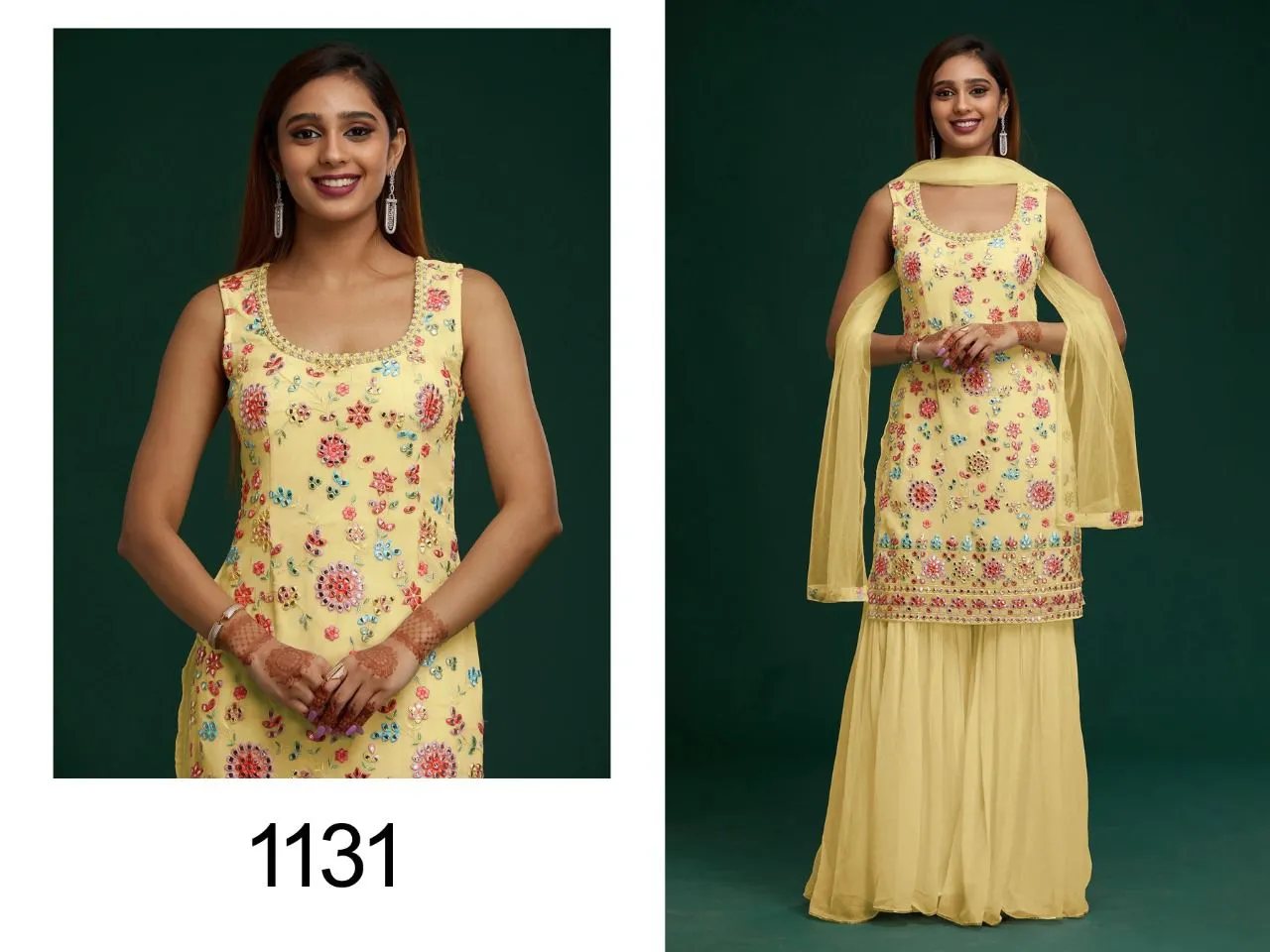Party Wear Sharar Suite