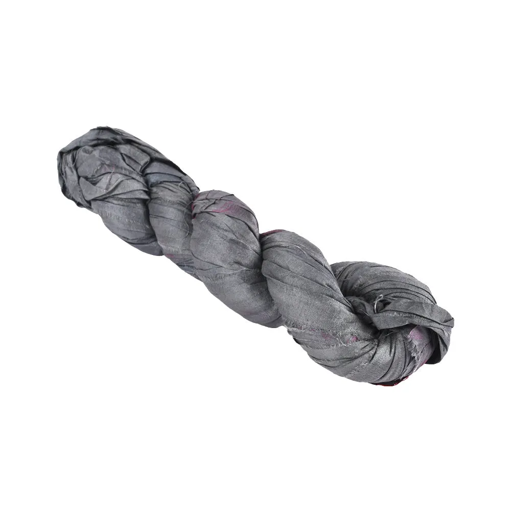 Seidenband 'Antracite' recycled