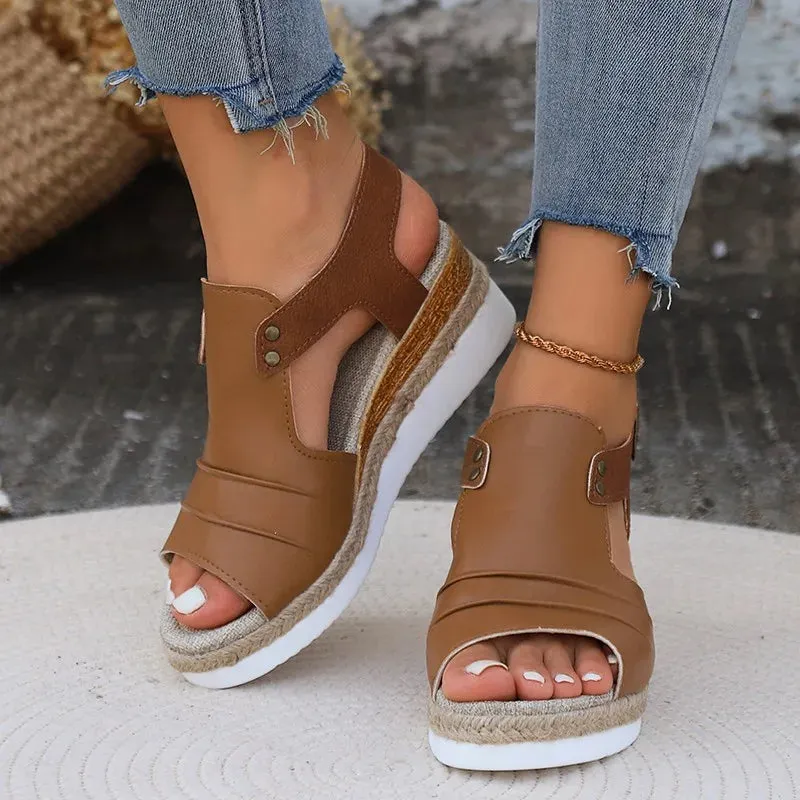 Shoes for Women 2023 Hot Sale Modern Sandals Women's Sandals Summer Dress Sandals Women Peep Toe Shoes Female Platform Sandals