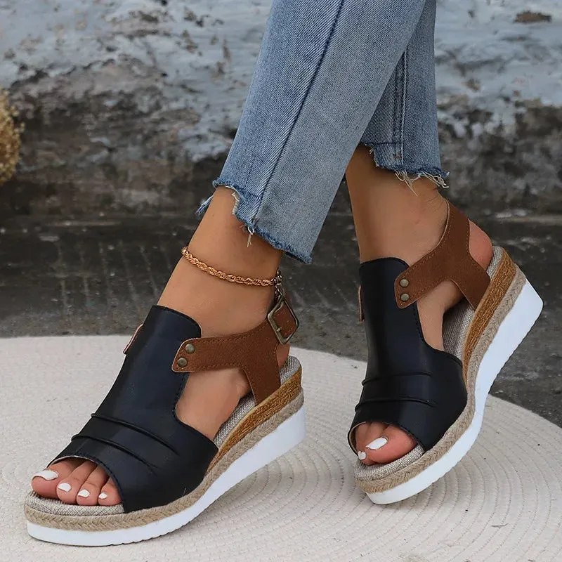 Shoes for Women 2023 Hot Sale Modern Sandals Women's Sandals Summer Dress Sandals Women Peep Toe Shoes Female Platform Sandals