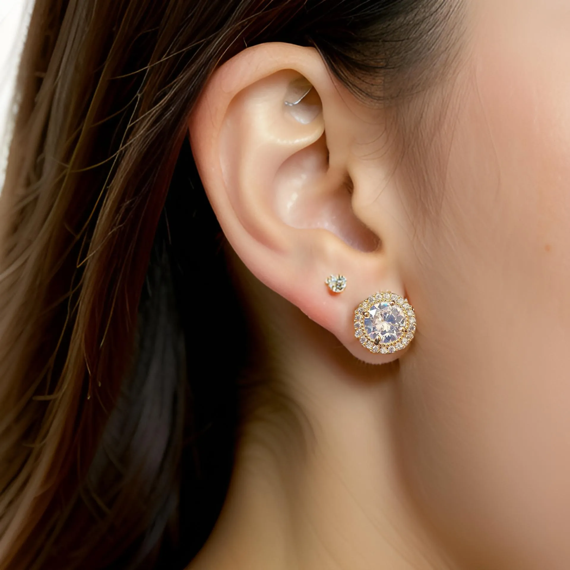 Solitaire Earrings