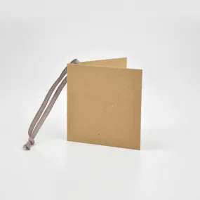 Square Kraft Gift Tags Natural Cream (50)
