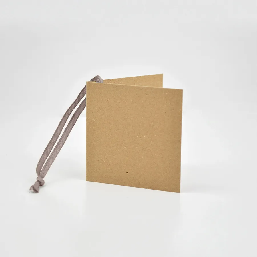 Square Kraft Gift Tags Natural Cream (50)