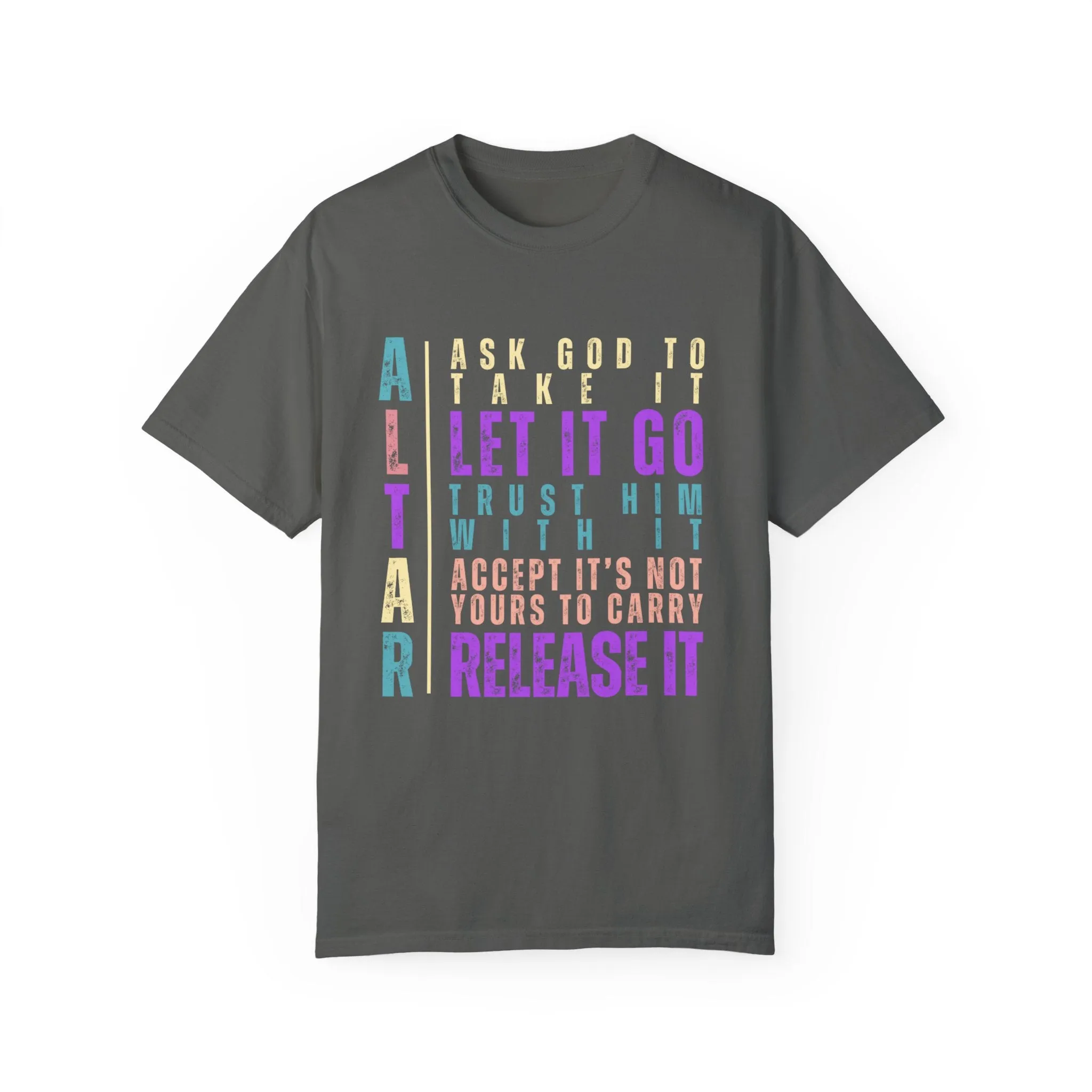 Women's "Altar" Comfort Colors T-Shirt with Christian Meaning