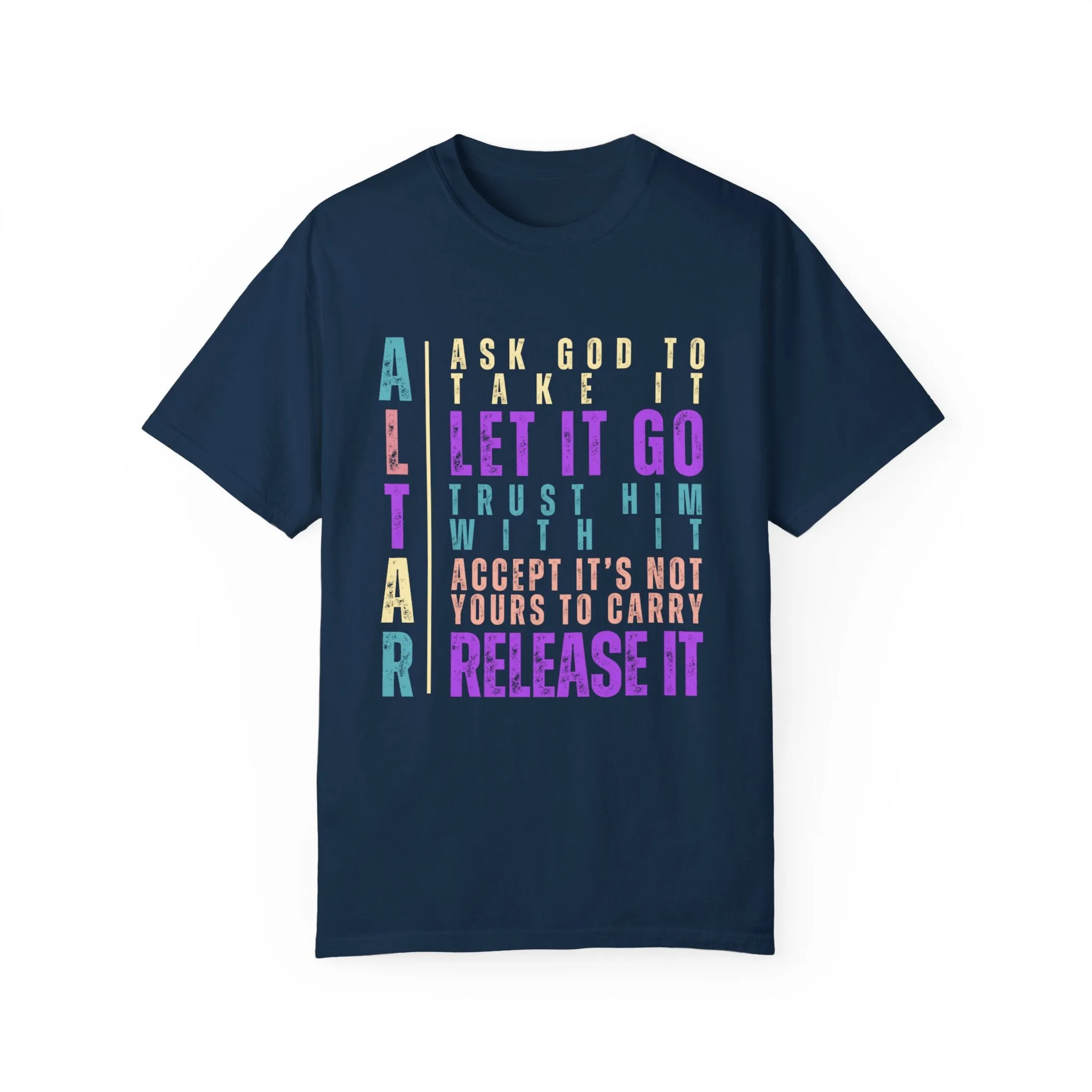 Women's "Altar" Comfort Colors T-Shirt with Christian Meaning