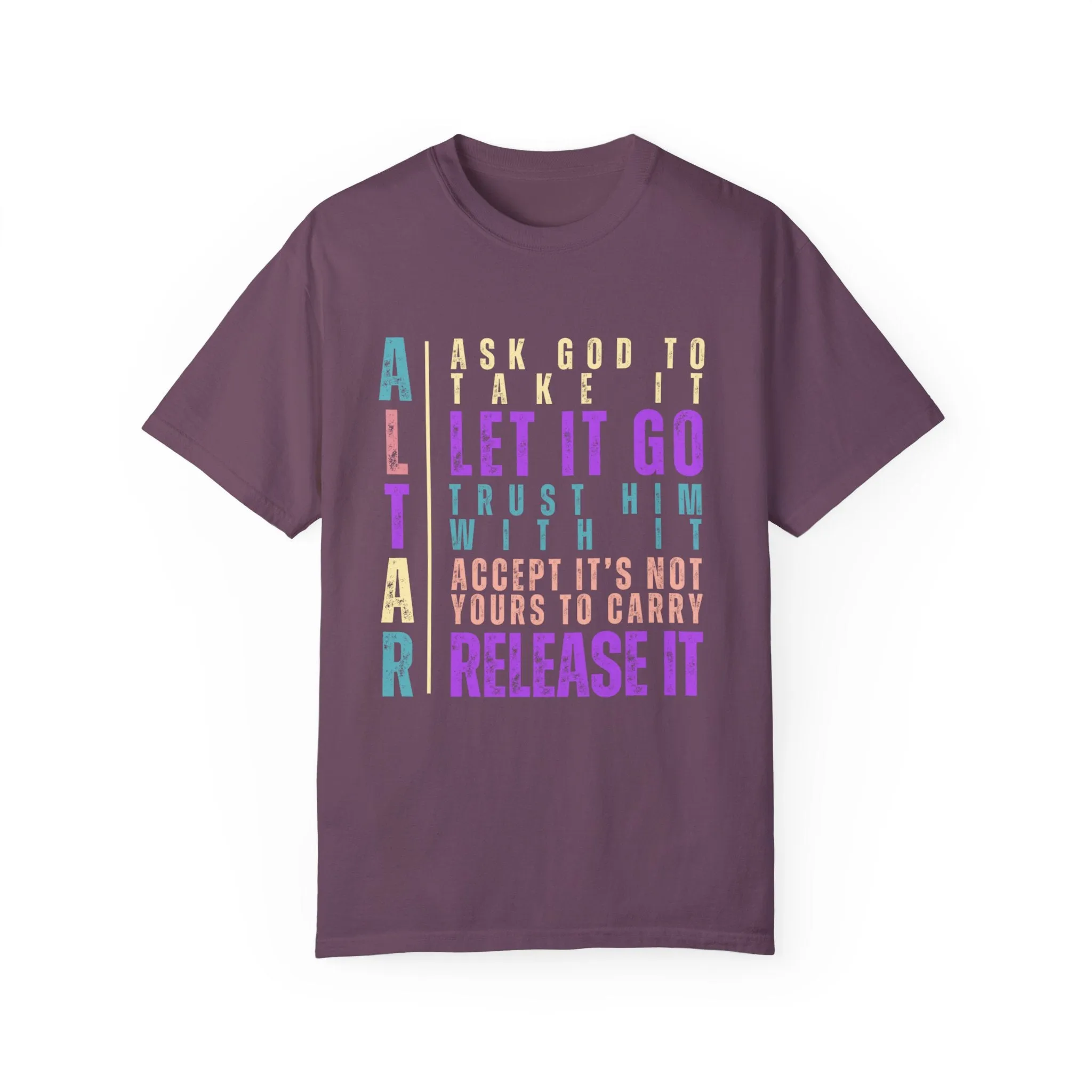 Women's "Altar" Comfort Colors T-Shirt with Christian Meaning